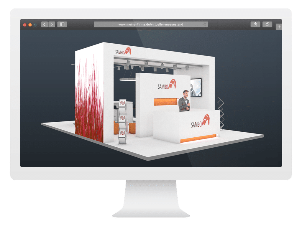 Online Messestand im Browser