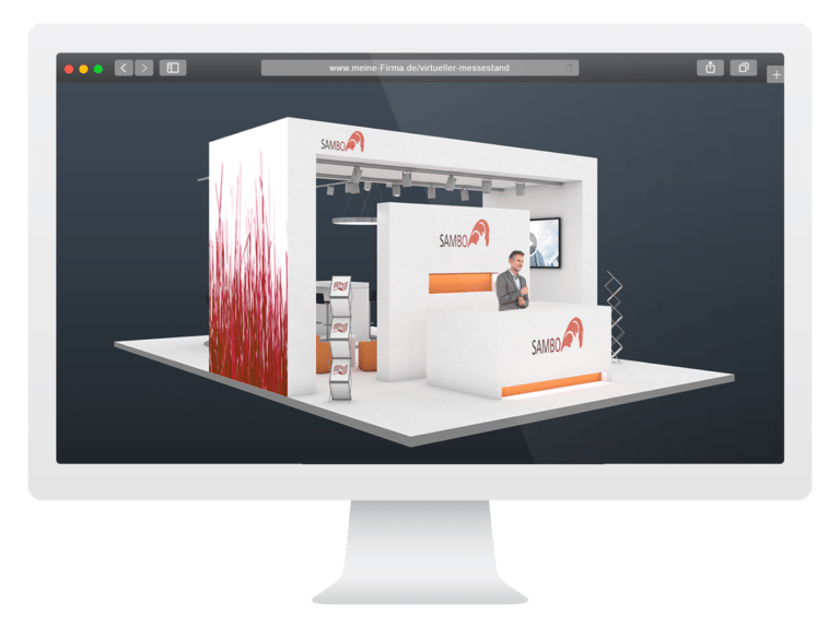 Online Messestand im Browser