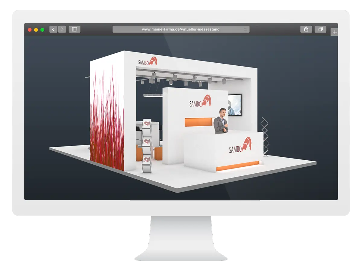 Online Messestand im Browser
