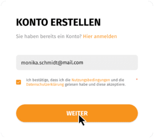 Pop-Up Konto Erstellen